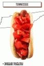 hot dog s paradajzom