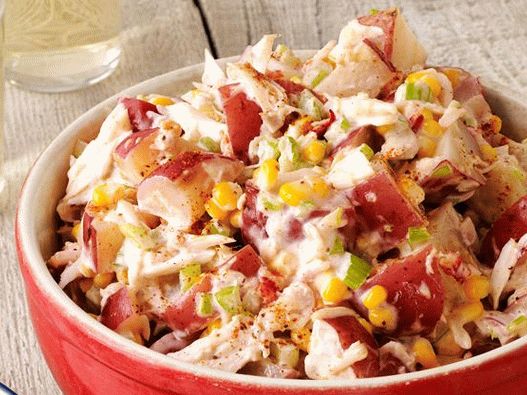 6. Salata od krumpira sa rakovima