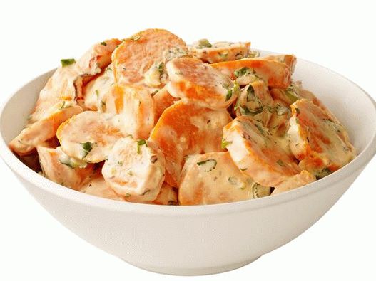 43. Salata od krumpira sa slatkim krompirom i čipsom