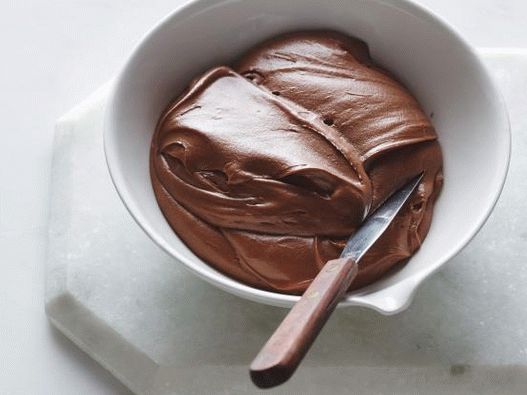 Foto krema s američkim čokoladnim maslacem