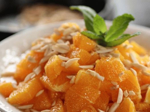 Foto naranče u šampanjcu