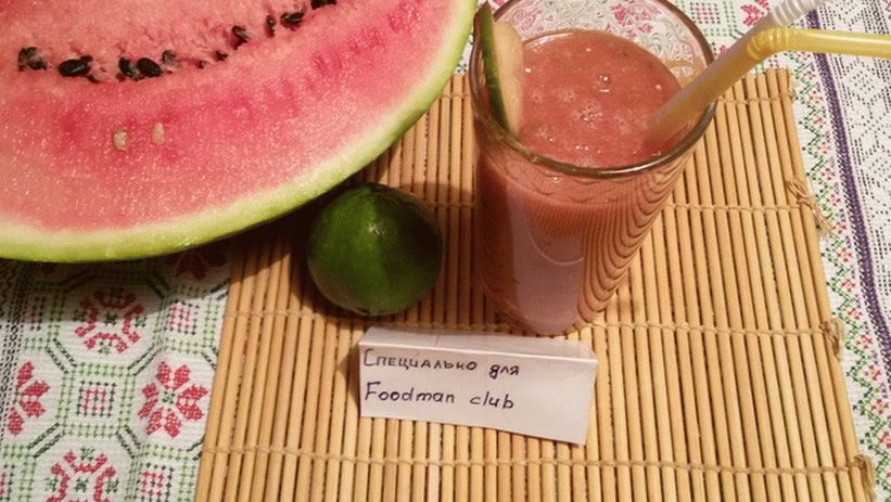 Smoothie od lubenice Feijoa