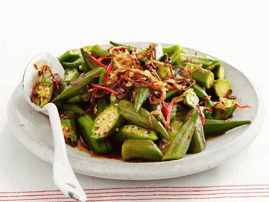 Fotografija Okre pržene u wok-u sa čili pastom