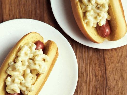 Fotografija jela - Hot dog s tjesteninom i sirom