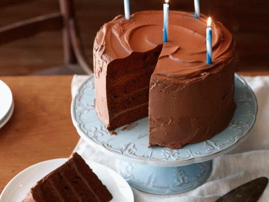 Photo Big Chocolate Birthday Torta