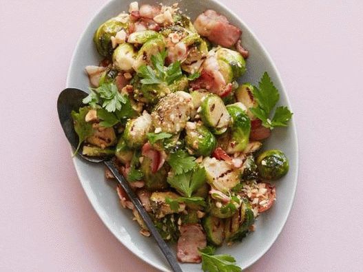 Foto bruske klice sa slaninom na žaru