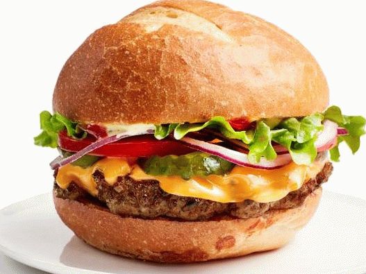Fotografija burgera u obroku