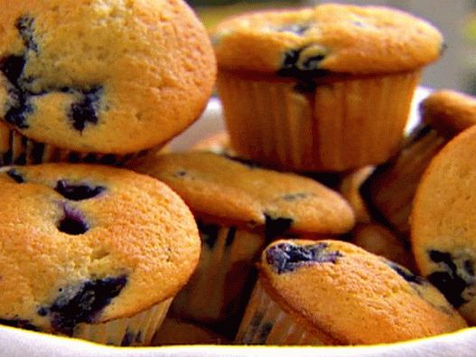 Foto borovnice za muffine na pavlaci