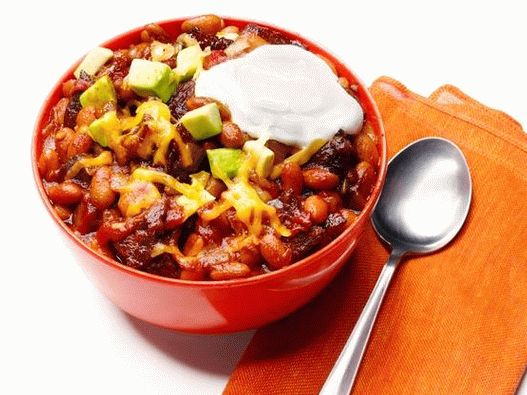 Fotografija chili con carne s pasuljem
