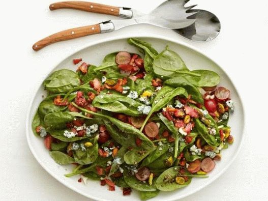Fotografija jela - topla špinačna salata