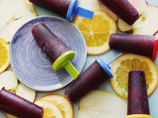Fotografski voćni led Sangria na štapu
