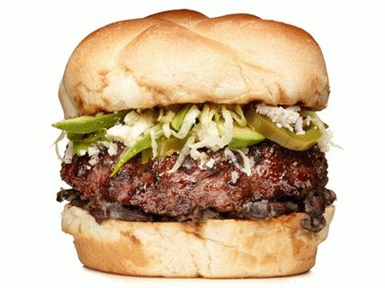 Foto hamburgeri na meksičkom