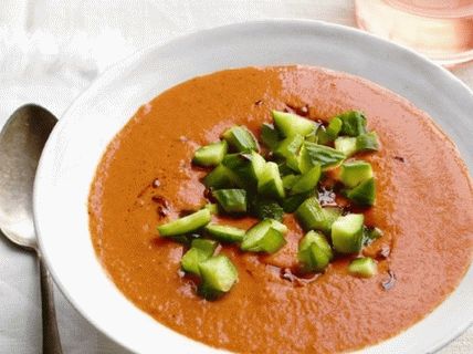 Fotografija Gazpacho-a sa rajčicom na žaru