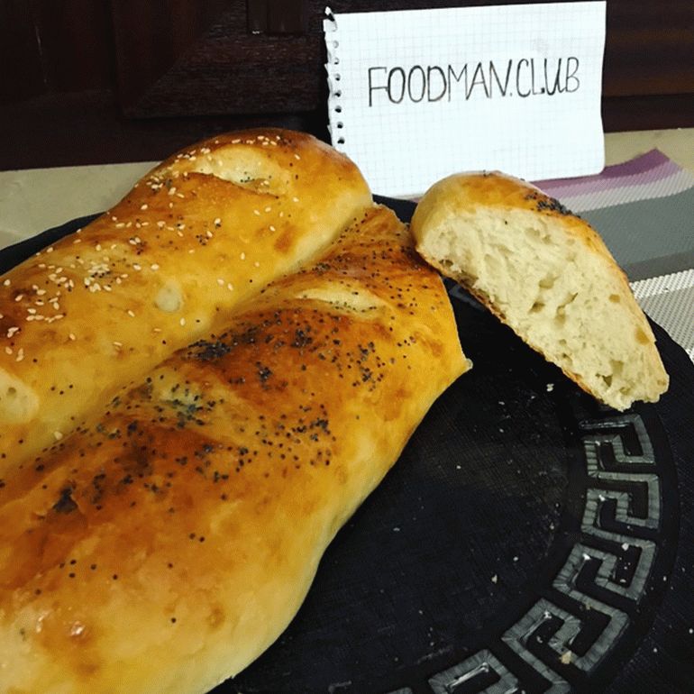 Baguette s hljebom: video recept