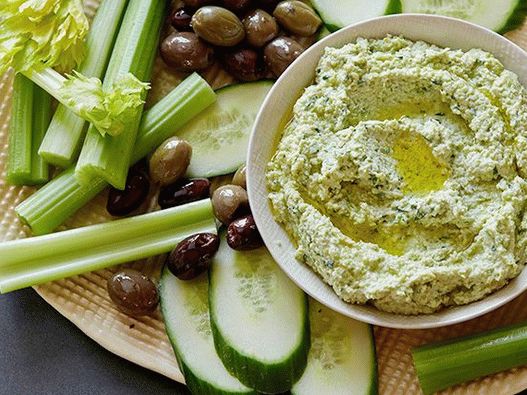Foto Edamame sojin hummus