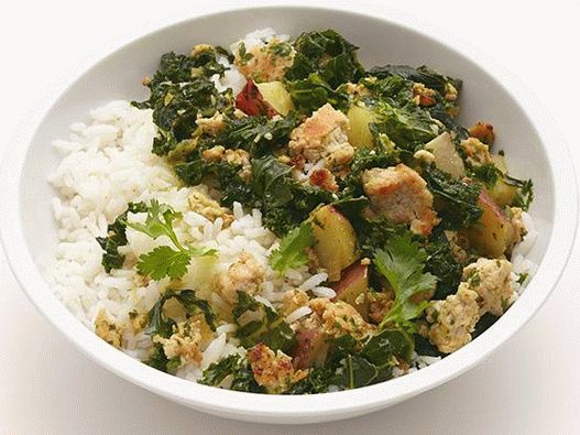 Foto Turska sa keljom i pirinčem