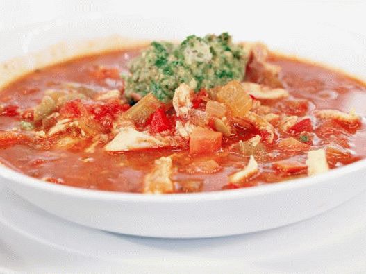 Foto katalonska pileća gulaša s Picada sosom od badema