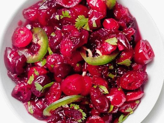 Začinjena salsa s brusnicama