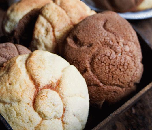 Photo Conchas (školjke) - meksički slatki hleb