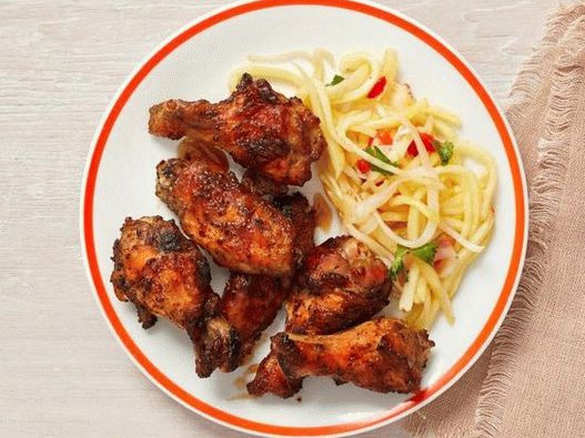 Foto pileća pileća krila Jerick sa ukiseljenim ananasom