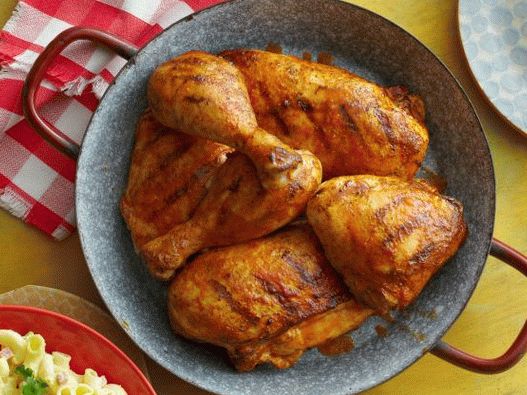 Fotografija piletine sa roštilja u suvoj marinadi