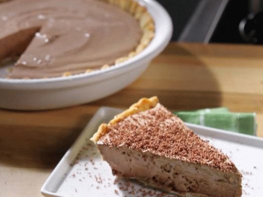 Foto lagana zamrznuta čokoladna pjena od moussea