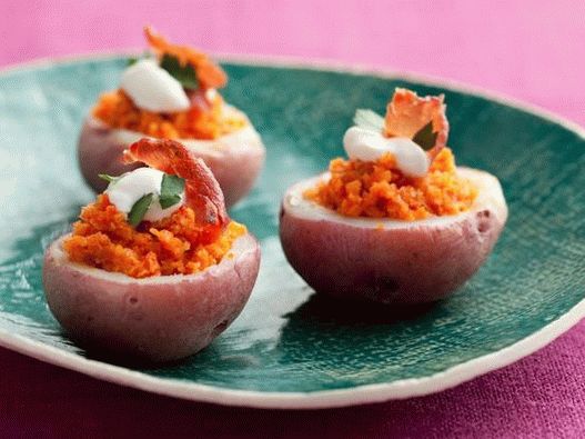 Fotografija jela - Punjeni krompir punjen španskim Romesco sosom