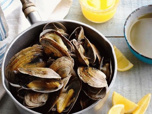 Fotografija posuđa - školjke New England Style