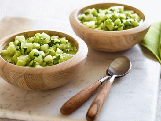 Fotografija jela - Ljetna juha od krastavaca i dinje od hladnog ljetnog razdoblja