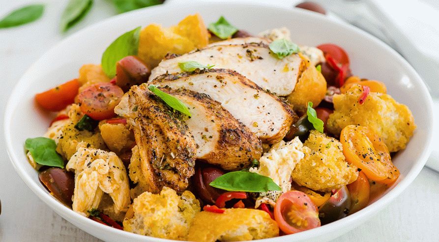 Ljetna pileća salata