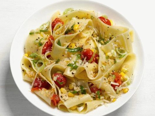 Fotografija jela - Papardelle sa kukuruzom i višnjama