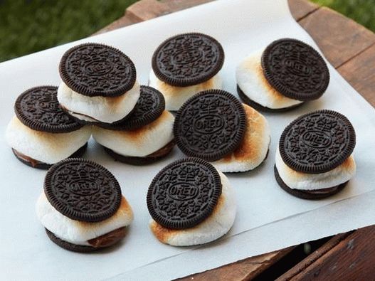 Fotografija jela - Oreo kolačići sa marshmallowom u pećnici
