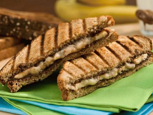 Fotografija jela - Banana Panini sa Nutellom