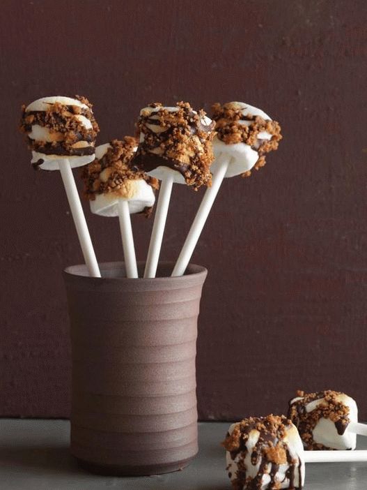 Foto posuđe - Marshmallows na štapu