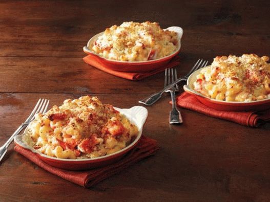 Fotografija jela - Kavatappi tjestenina s jastog mesom pečena u umaku od sira