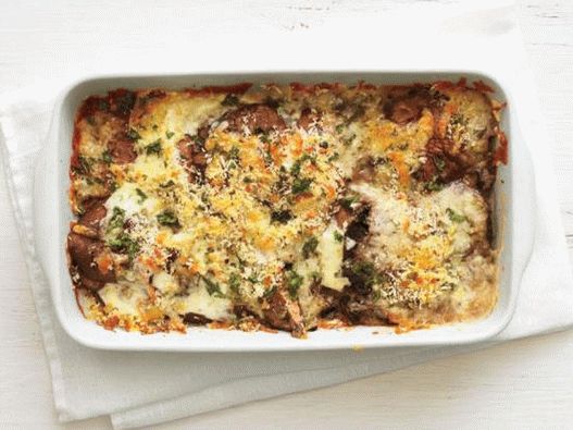 Fotografija jela - Portobello gljiva gratin