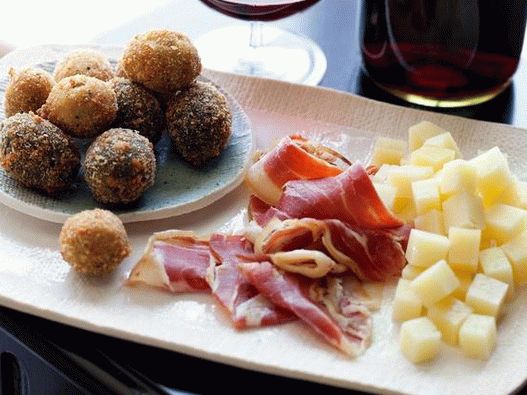 Fotografija jela - Pržene masline sa hlebom