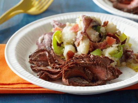 Govedina marinirana s pire krompirom