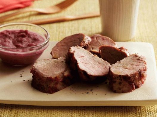 Svinjska kašica na žaru sa umakom od tekile i ljute kruške