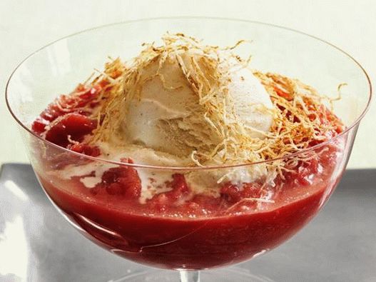 Džem od rabarbare sa sladoledom