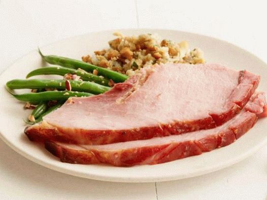 Šunka u breskve-đumbir glazura