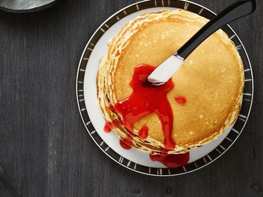 Fotografija hrane - Krvave palačinke