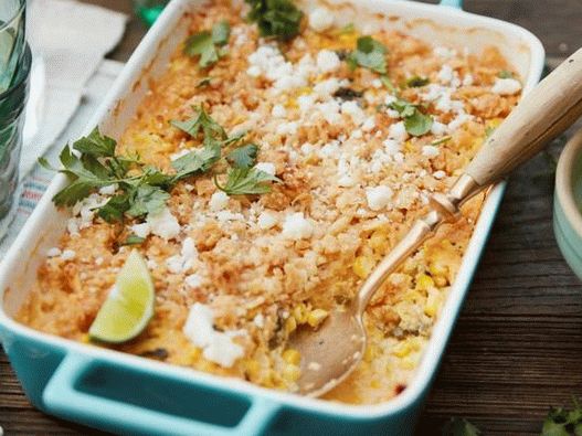 Fotografija jela - mrvite se s kukuruzom i sirom