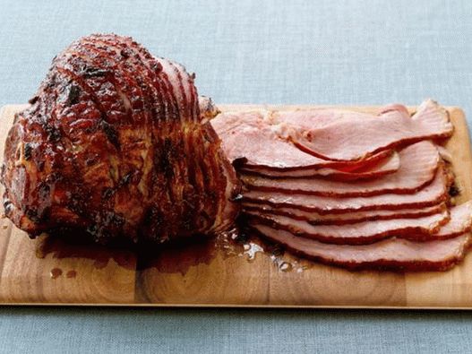 Pečeni pršut u narančasto-smokavoj glazuri