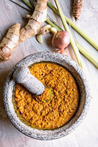 Foto malezijska pasta za curry
