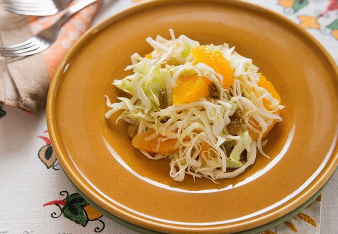 Salata od naranče od kupusa1