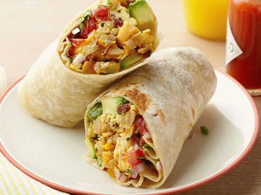 Fotografija hrane - Burrito za doručak