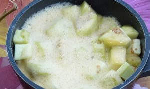 Melanzan con gljive