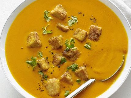 Foto mrkva - juha od tofu od đumbira