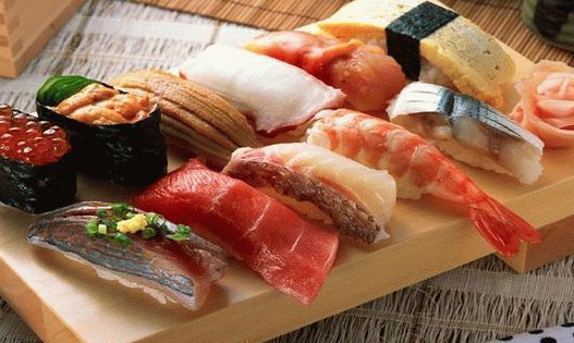 Fotografija Nigiri sushi sa ribom